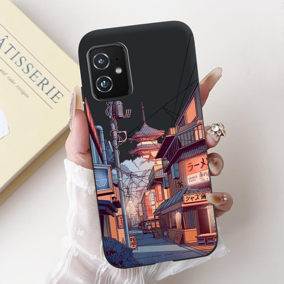 Per Custodia ASUS ZENFONE 8 ZS590KS Astronauta Drago Animali Cartoni Animati Stile Cool Silicone Morbido Copertura Nera per Telefono Per ASUS ZS590KS Borsa
