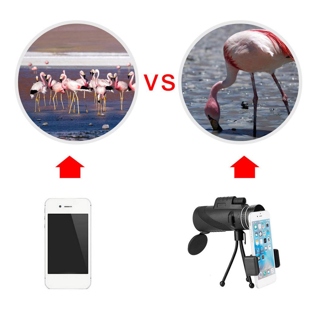 Monocular Telescope 8x Zooming Manual Focusing Night Vision Phone Monocular Telescope
