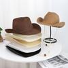 Fashion Straw Hat Popular In Europe and America, Men's and Women's Fashion Versatile Straw Hat, Summer Outdoor Sun Protection, Seaside Vacation Curl U