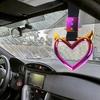 Car Gradient Devil Corner Love Ring Car Interior and Exterior Modification Armrest Ring Car Rear Exhaust Pipe Decoration Ring Pe