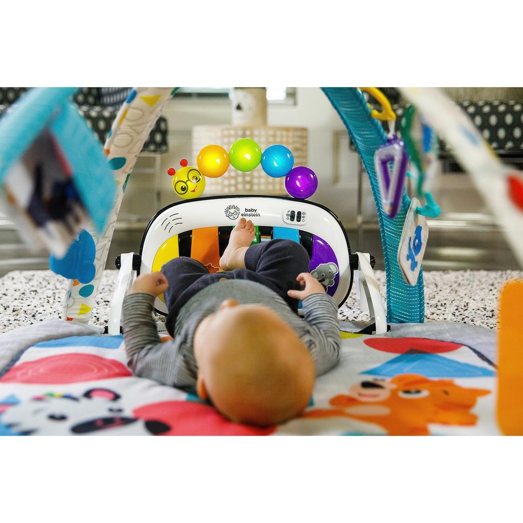 Baby Einstein Baby Einstein 4 In 1 Kickin Tunes Gym [0 Months and Up] Music Light Educational Toy Musical Instrument Indoor Play Equipment Newborn