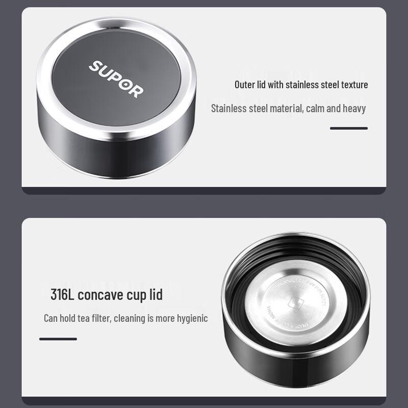 SUPOR Double-Layer Tea Infuser Glass Bottle