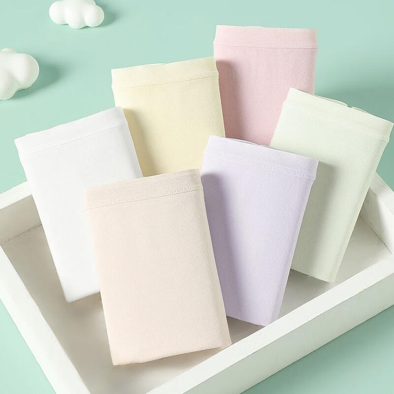 Fenteng Women's 10A Antibacterial Cotton Briefs 6-Pack