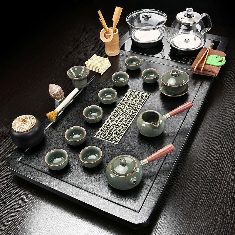Jiakangming Automatic Tea Set with Integrated Kettle