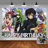 54. Code Geass Party Supplies Birthday Backdrop Banner Vinyl for Kids Birthday 5x3ft