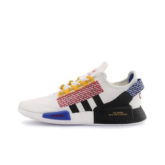 

adidas NMD_R1 V2 Logo Print - Mix Colors FZ4825 EU 40.5 белый/чёрный