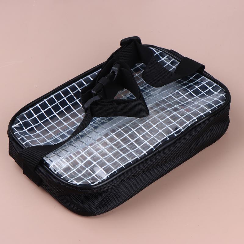 1Pcs Anti-static Transparent PVC Waist Bag Clear Mesh Tool Kit Fanny Pack Waterproof Portable Workshop Storage Organizer Bag