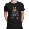 Rabbit Russian Cyka Blyat Mans TShirt Nu Pogodi Well Just You Wait Wolf Hare Cartoon Crewneck Tops Fabric T Shirt Humor