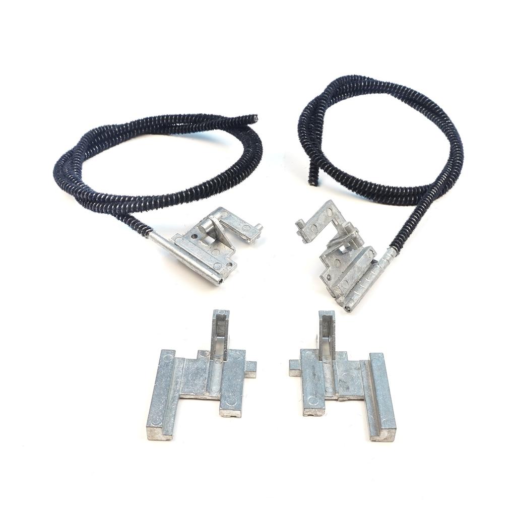 BSR673 Electric Sunroof Repair Track Drive Pull Bowden Cables Left and Right With Metal Mounting Bracket Hinges for Renault Clio MK2 1998-2012