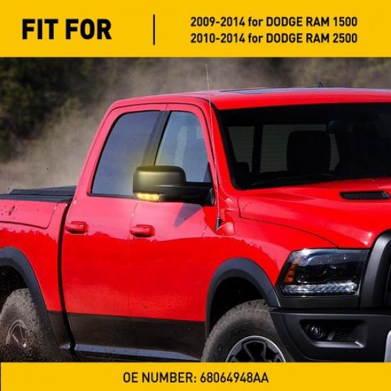 Passenger Side Mirror Door Turn Signal Light For DODGE RAM 1500 2500 2009-2014