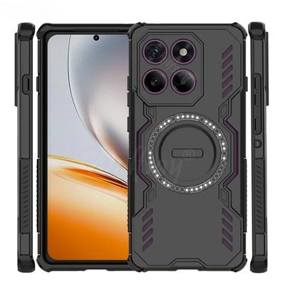 Custodia Armatura Per Motorola Edge 60 Pro Adsorbimento Magnetico Ricarica Wireless Cover Custodia Moto Edge 60 50 Pro Per Custodia Moto Edge 60 Pro