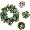 Small Eucalyptus Hanging Wreath Artificial Plant Door Decoration
