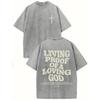 Men'S Vintage Distressed Graphic Tee, Stylish Fashion Design, Striking Prints, Cozy Casual Outfit, Great for Urban Wear, Outdoor Activities, Traveling