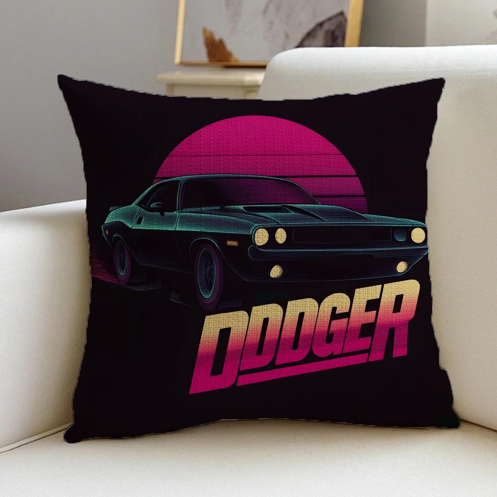 P- Dddodges Cushion Cover Natural Linen Pillowcase Set, All-In-One Decor For Sofa, Bedroom & Chair