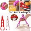 Anti-hot Clip Lifter Anti-scald Clip Silicone Kitchen Anti Scald Plate Bowl Dish Pot Holder Kitchen Accessories Gadget