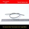 Stainless Steel Spring Hook for Microwave Oven Handle, Wire Diameter 0.6/0.7