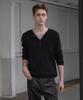 Dekkoloso Light Henley Neck Knit T-Shirt [Black]