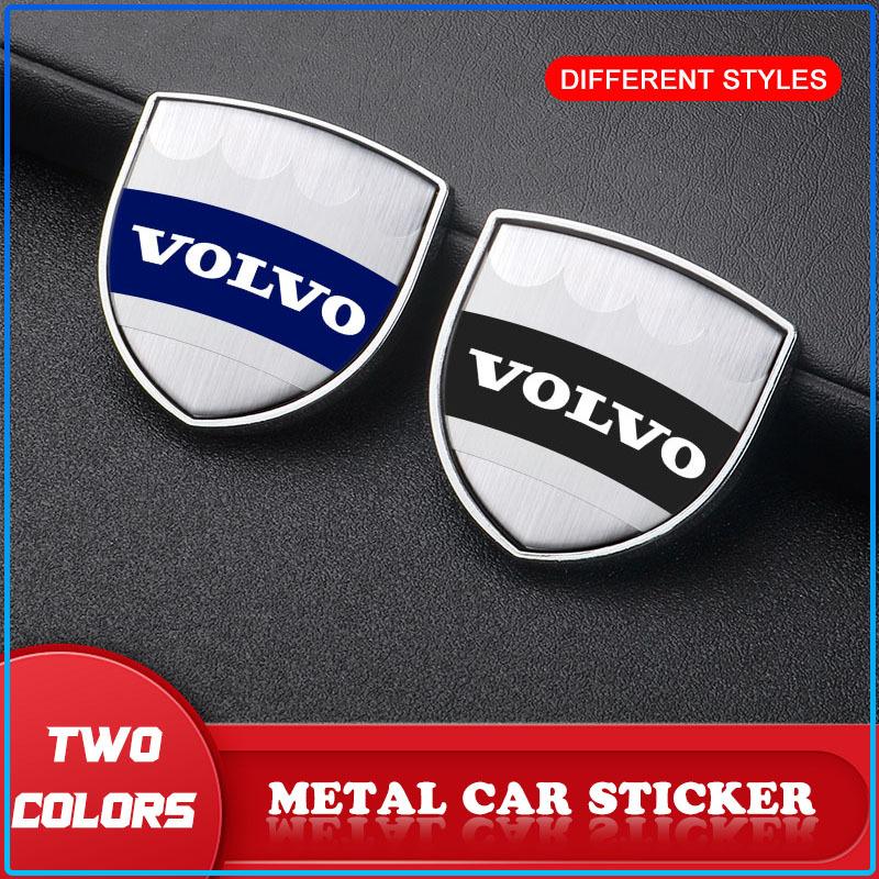 Car Metal Sticker Custom Shield Car Rear Trunk Shield Emblem Badge Sticker For Volvo XC60 XC90 S60 S80 S40 V40 V60 V70 V50 XC70