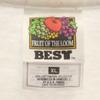 FRUIT OF THE LOOM 90s Old Short sleeve T-shirt XL white Single stitch Men's Used