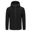 Men's USB Heated Slim Fit Cotton Jacket, Korean Style, Hooded, Zone 5 Smart Heating, Padded, Warm Outerwear.