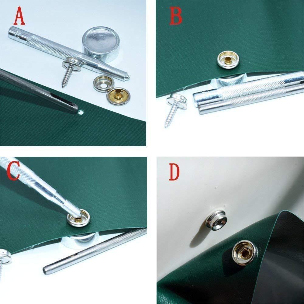 3/8" Socket Canvas Snap 15mm Size Stainless Steel Snap Fastener  Sewing Leather Products