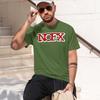 Nofx 2026 Nuova Moda Pesante Popolare Stampa Retrò Divertente Girocollo T-shirt Per Comfort Quotidiano