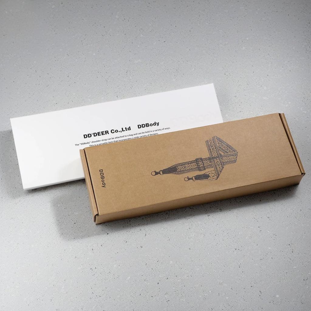 [DDBody] Genuine Leather Shoulder Strap, Single Shoulder Strap for Bags, Embroidered, Thick, Stylish, Original Design for Women (OrangeBlue Polka