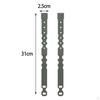 2 Pieces Malice Clips Strap Buckle Flexible for Backpack Pouch Bag Accessory