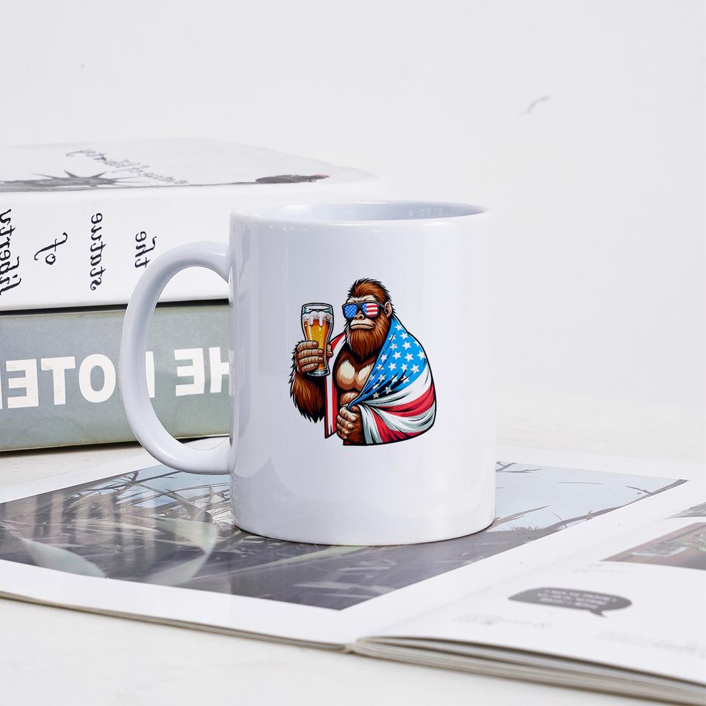 3d Print Independence Day Series 11oz Sublimation Ceramic Coffee Mug Animal Pattern Kitchen/Office Drinkware Holiday Gifts