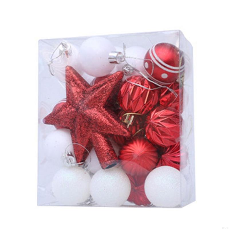 31Pcs Christmas Baubles For Tree Wedding Winter Holiday Party Centerpieces Shatterproof Christmas Ball Hangings Ornament