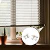 Bottom Rail Cord Cover Button White Tape Lock Plug Bottom Rail Button Plastic Horizontal Blinds Replacement Parts