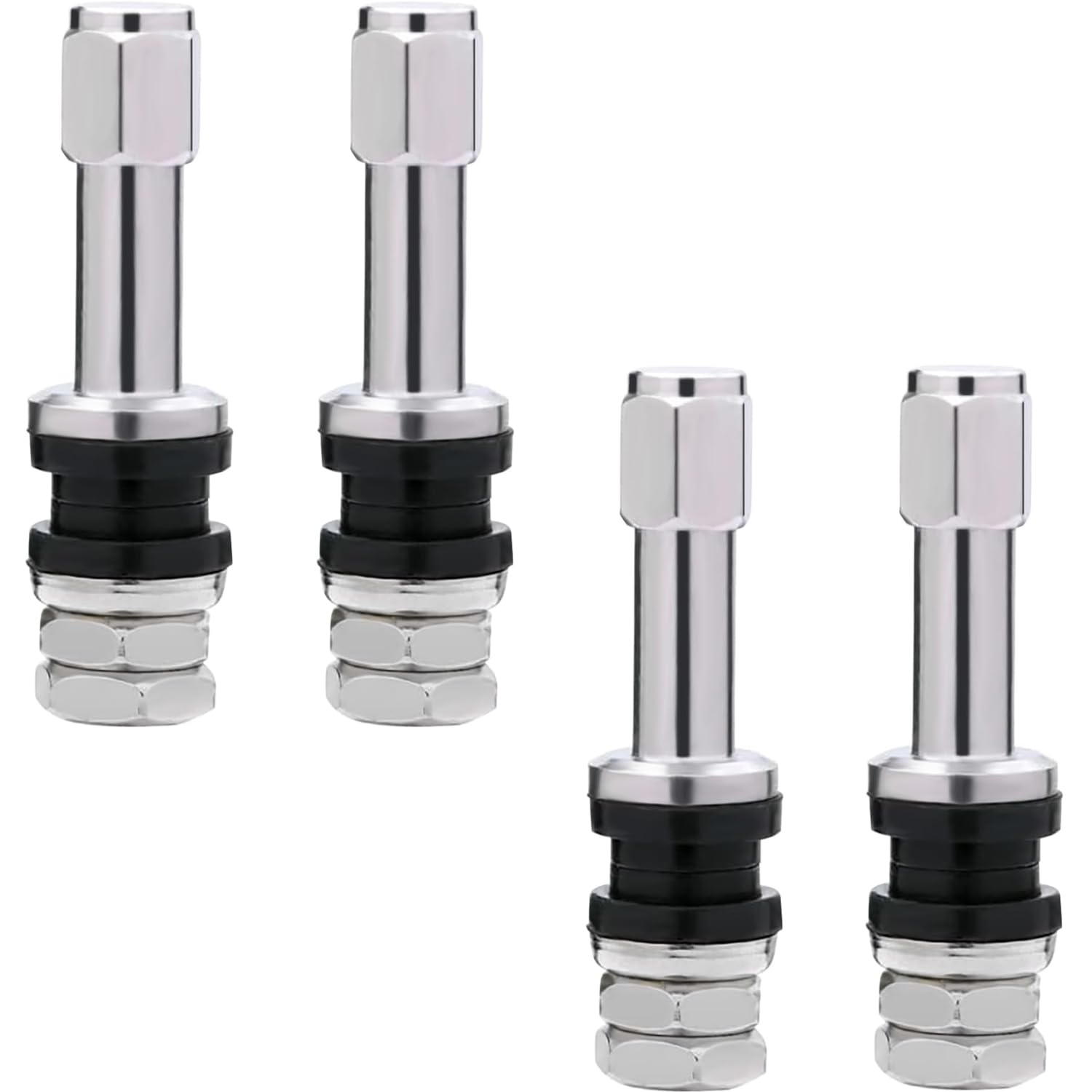 

SensaBliss TR48E Внутренний вентиль для колес, Короткий стержень с пылезащитным колпачком, Вставной вентиль, Воздух