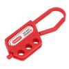 Safety Hasp Lock 3 Holes Design Good Flexibility Small Portable Safer Industrial Nylon Hasp Lock