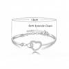 Zircon Heart Hollow Out Bracelet For Women Simple Versatile Fashion Bracelet Temperament Light Luxury Bracelet Gift