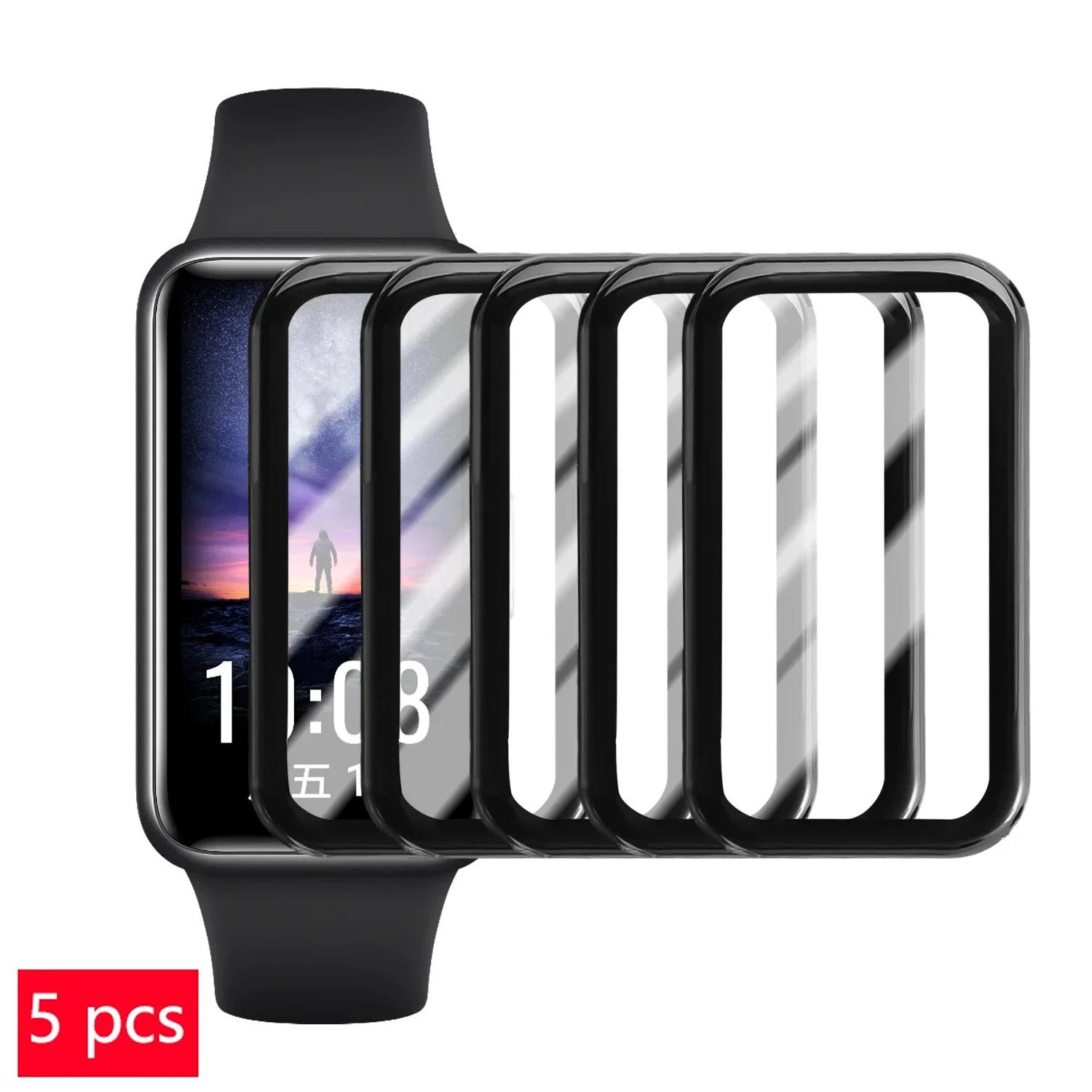 

1-5PCS Screen Protector For Xiaomi Mi Band 9 8 Active Accessories Soft Curved Edge (Not Glass) For Xiaomi Redmi band 3 2 film For Redmi band 2