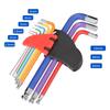 Durability Alloy Steel Hex Hand Wrench Set In Multiple Color Hex Key For Quick Size Recognition And Professional Use