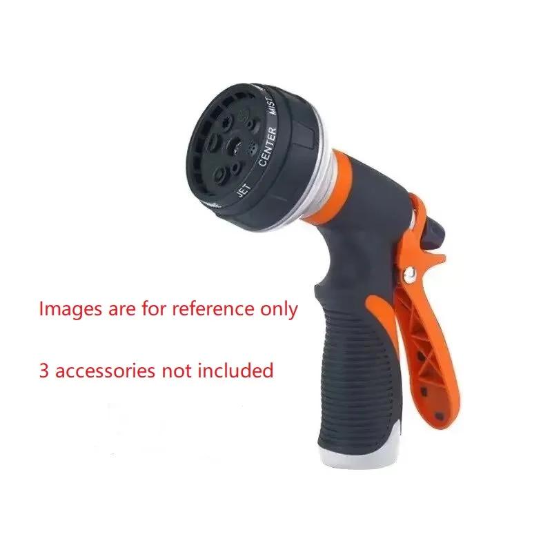 8 Pattern Garden Water Gun Hose Nozzle Mutifunctional Household Car Washing Yard Water Sprayer Pipe Tube Nozzle Sprinkle Tools
