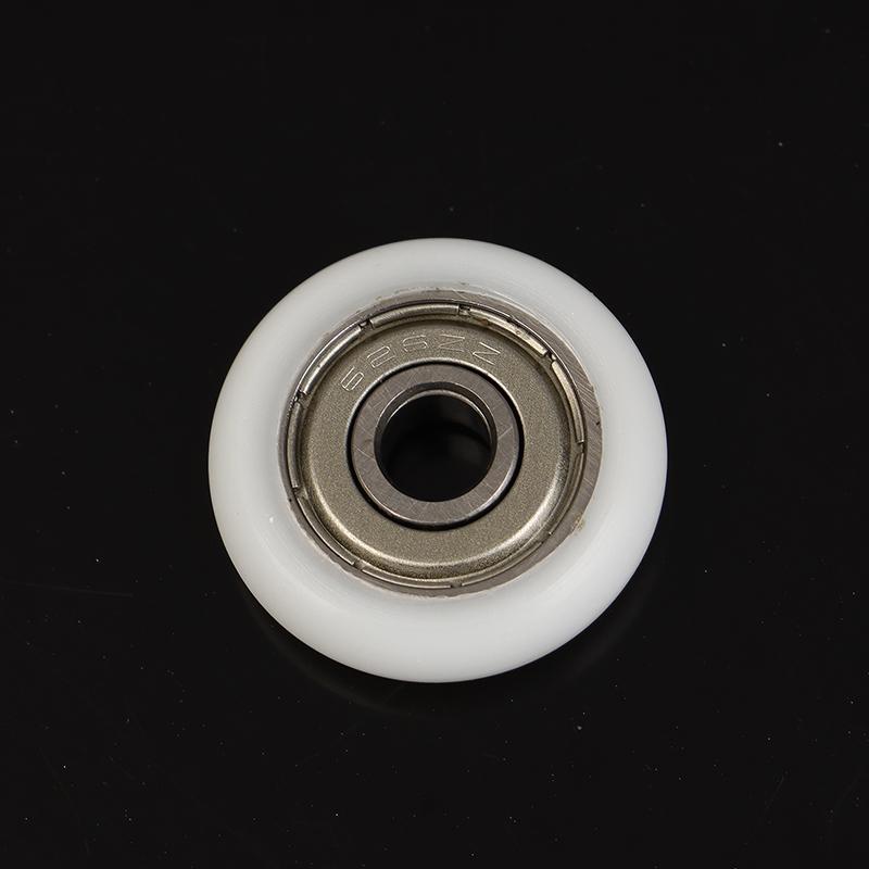 2 stk 6*25*7Mm Sfærisk overflate Gummibelagt Lagerhjul Pom Innpakket Lagerhjul Plastlagerhjul Møbelbeslag