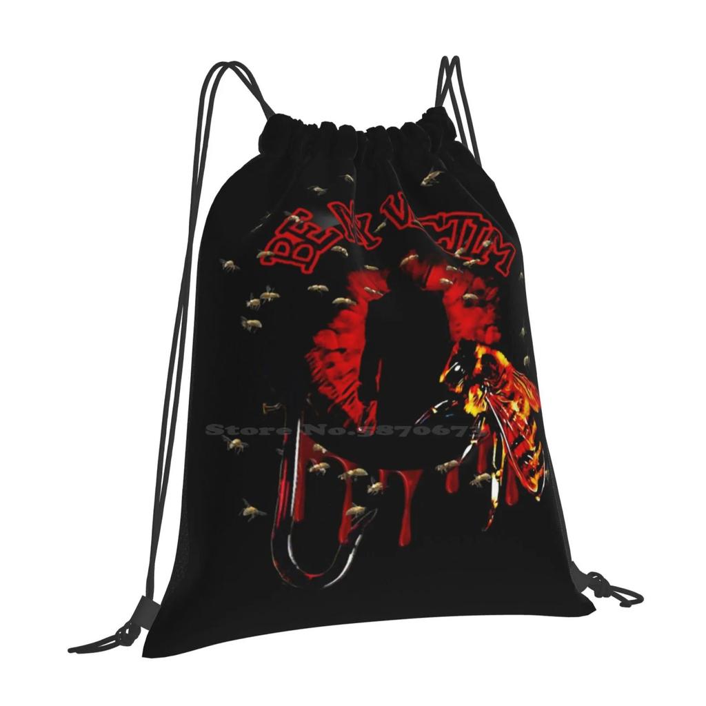 Be My Victim-Candyman Hot Sale Backpack Fashion Bags Candyman Movie Supernatural Horror Film Characters Bee Daniel Scary