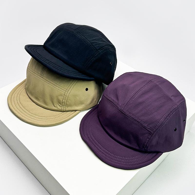 And Women Vintage Fast Drying Solid Color Short Eaves Baseball Caps Minimalist Air Permeable Sports Sun Protection Peaked Hats All-Match Trendy Ins