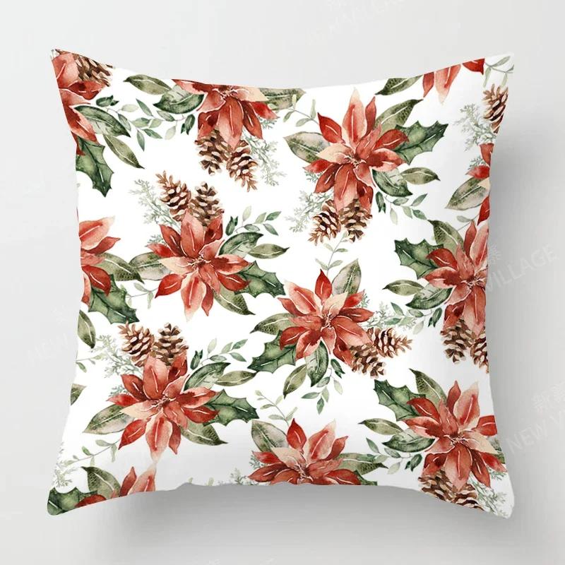 Poszewki na poduszki z serii świątecznej, pokrowce na poduszki na sofy, dekoracja domu, można je dostosować na uroczystości świąteczne 40x40 50x50 60x60 35x35