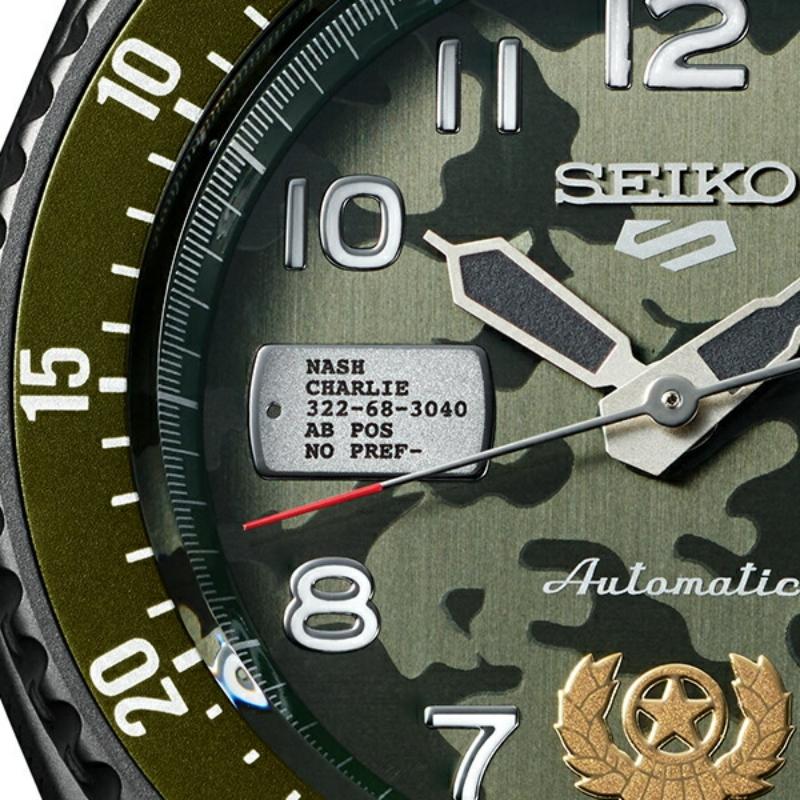 Seiko 5 Sports STREET FIGHTER V Limited Edition GUILE SBSA081