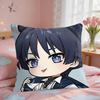 Wanderer Cute Genshin Impact Cushion Cover Square Short Plush Pillow Case Living Room Sofa Home Decor Funda X