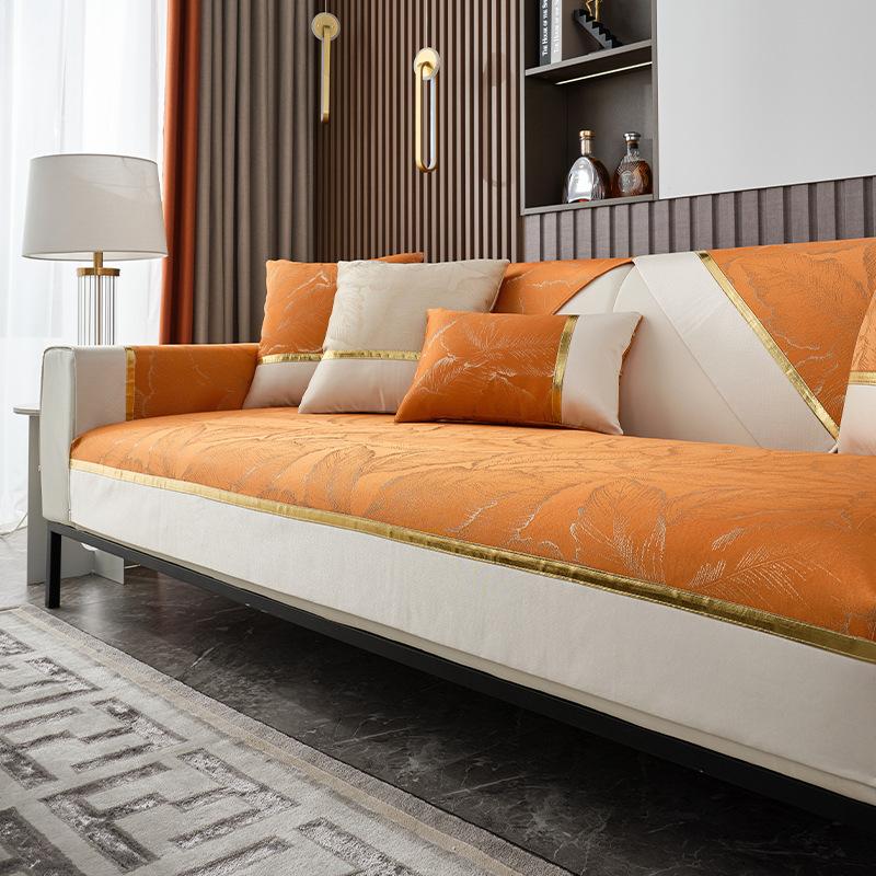 

Подушка для дивана Четыре сезона Универсальная Легкая Роскошная Современная Высококлассная Накидка для дивана Нескользящая Подушка Спинка Полотенце Накидка Ткань 70*70cm