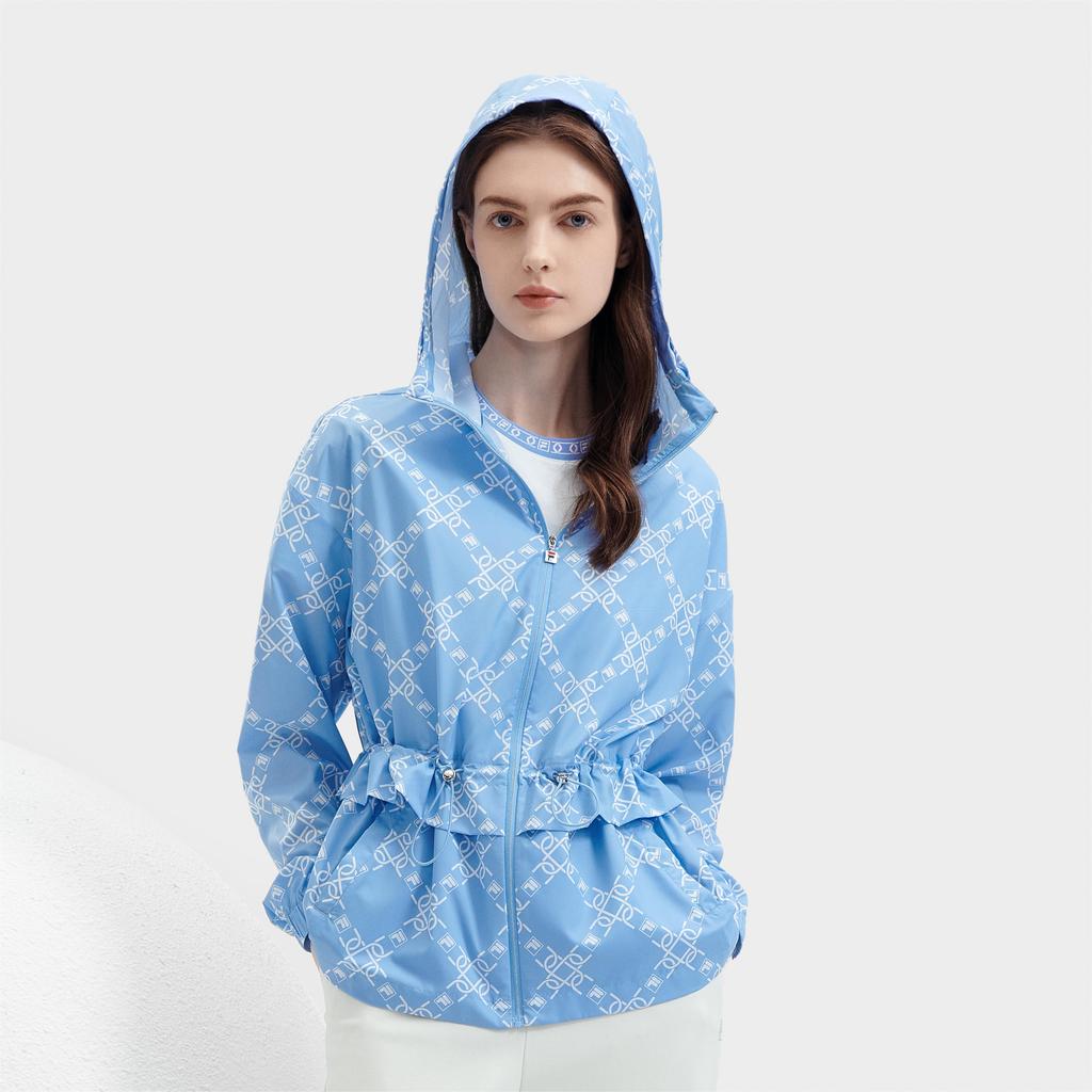 New FILA Jackets Women's All Over Print F11W421702FZA