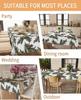 Christmas Pine Cones Branches Waterproof Tablecloth Table Decor Winter Xmas Kitchen Dining Tablecloth Christmas Decorations