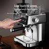 American Fully Automatic Touchscreen Coffee Machine with Built-in Grinder and Steam Milk Frother for Home and Office