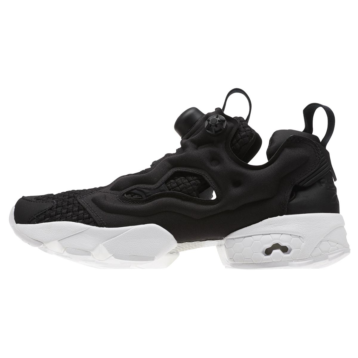 

Reebok Instapump Fury Woven Running Shoes Black/White Women s CM9791 35.5