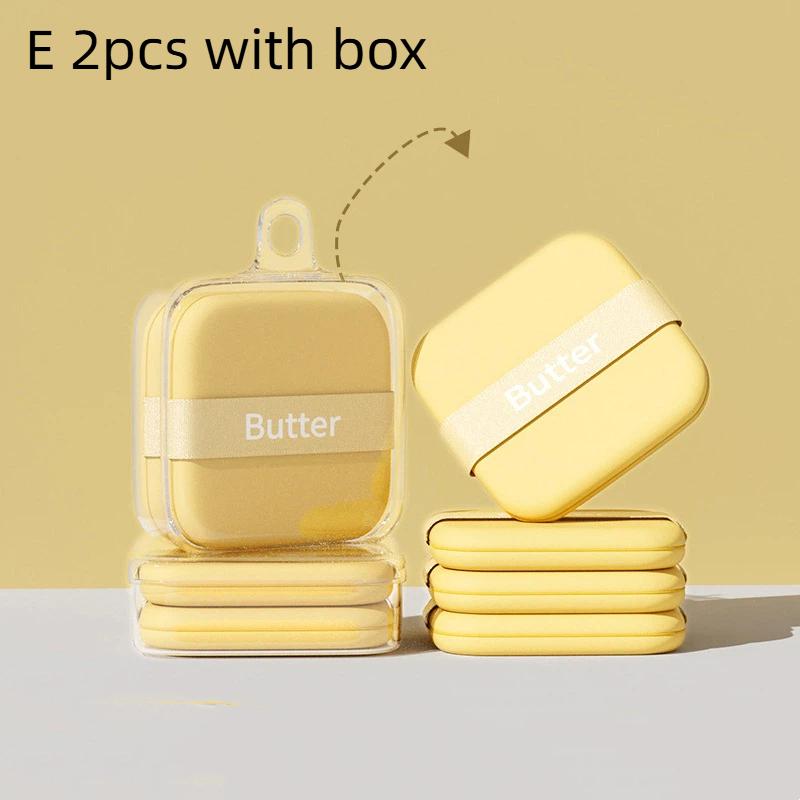 Butter Biscuit Air Cushion Puff Super Soft Becomes Bigger When Encountering Water Liquid Foundation Makeup Tool Is Double-Sided