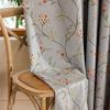 1PC LOZUJOJU European Luxury 100% Blackout Blackout Curtain Vintage Floral Curtains Curtain for Bedroom Living Room Balcony Window for Home Decor